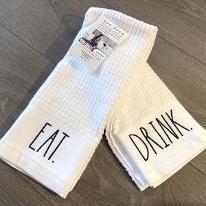 Rae Dunn Eat/Drink hand towels